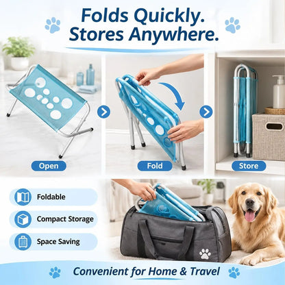 GroomEase  Foldable Pet Grooming & Nail Trimming Hammock