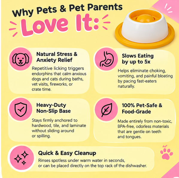 HappyLick  Pet Feeding Bowl