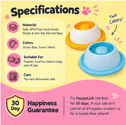 HappyLick  Pet Feeding Bowl
